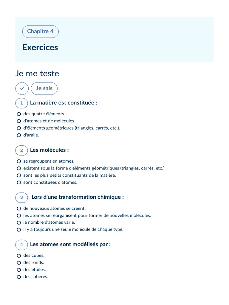 130 Exercices | PDF | Monoxyde de carbone | La combustion