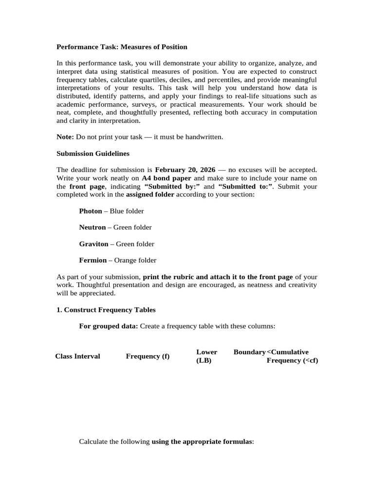 Performance Task Week 1 3 | PDF
