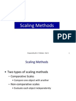Scaling Methods (CH 9)