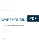 Warehousing