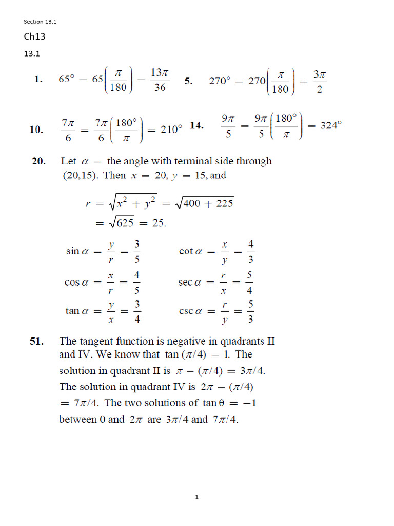 CH 13 2023 Solution | PDF