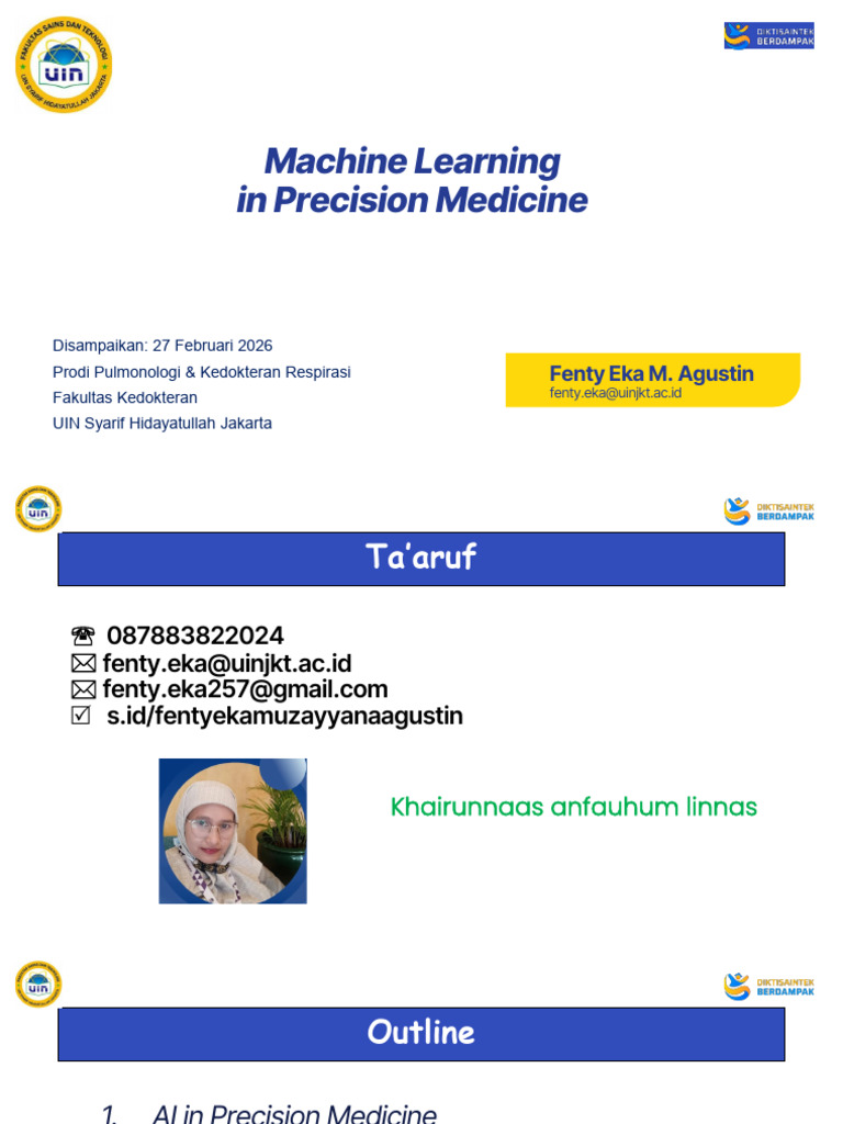 Machine Learning in Precision Medicine | PDF | Multiplication | Control ...