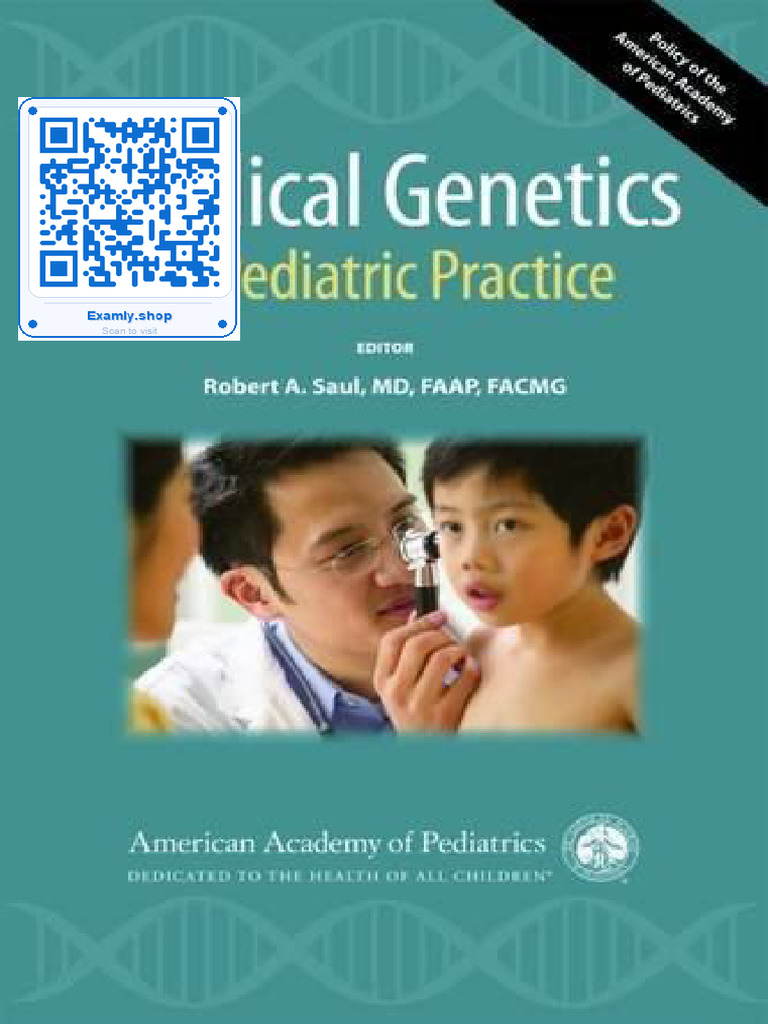 Solution Manual Medical Genetics in Pediatric Practice Textbook and ...