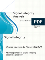 Signal Integrity Seminar