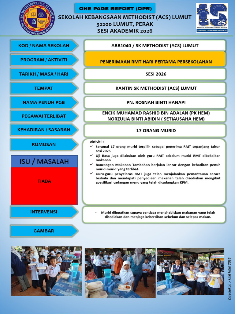 Opr RMT Hari Pertama Abb1040 Acsl | PDF