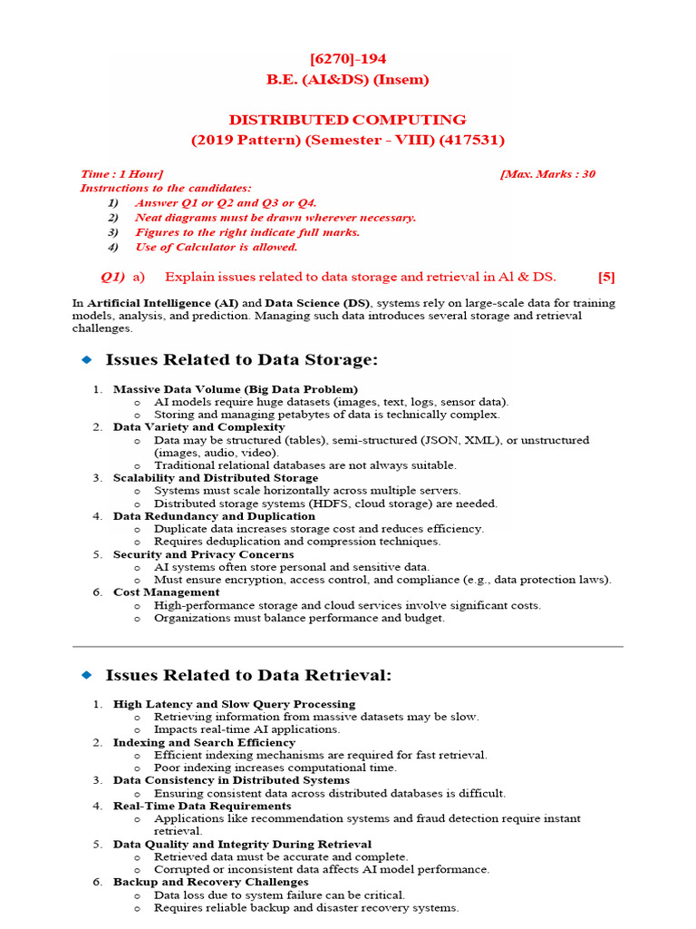 March 2024 Insem Solution DC | PDF | Replication (Computing) | Computer ...