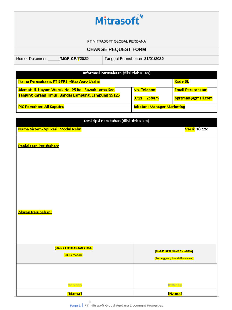 Form CR | PDF