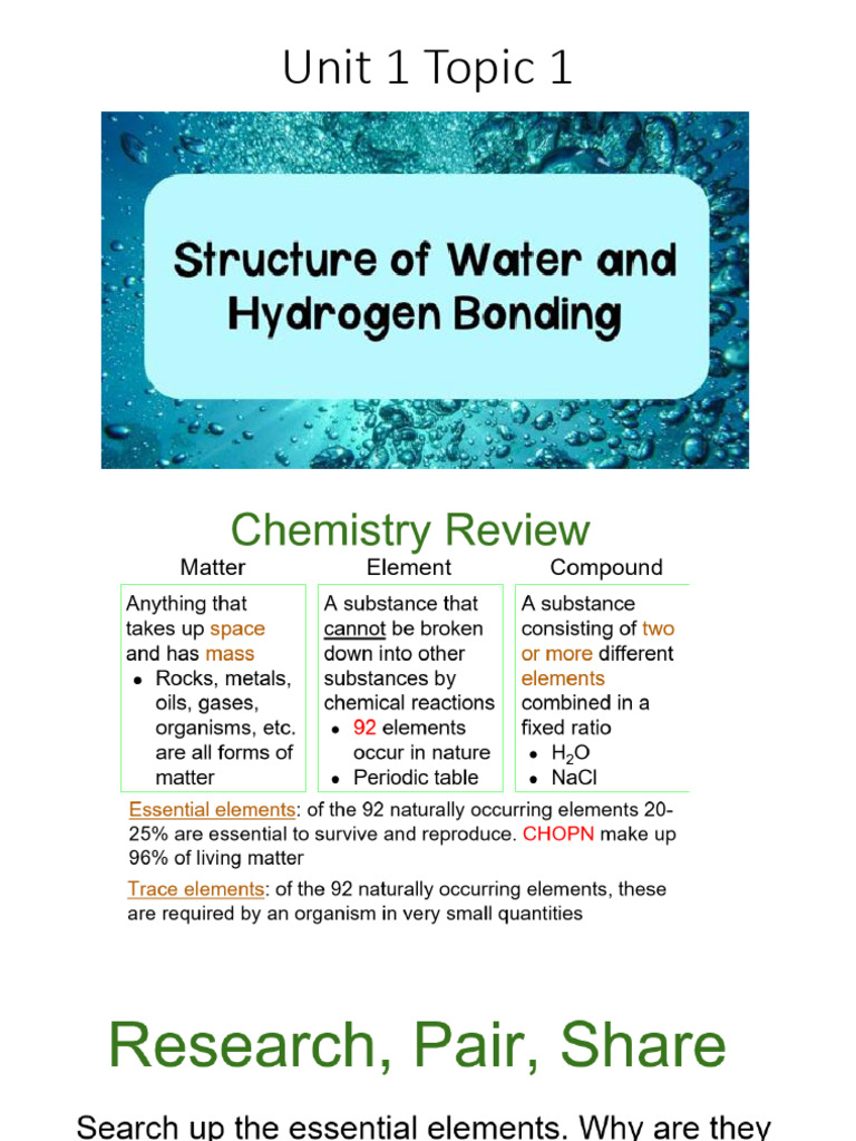 Unit 1 Topic 1 | PDF