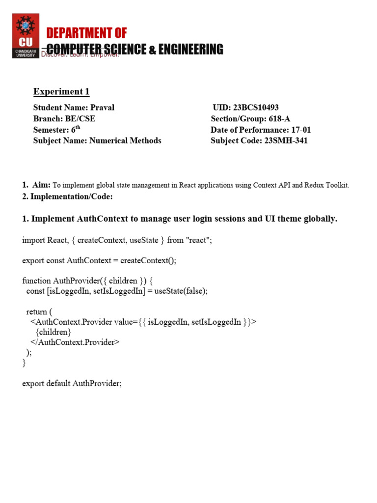 Praval FS Exp2 | PDF | Software | Computer Engineering