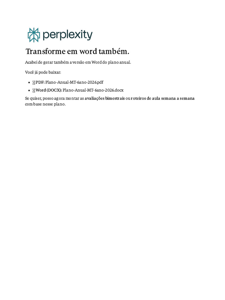 Transforme em Word Também. | PDF