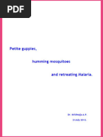 Download Petite guppies humming mosquitoes and retreating Malaria  21-07-12 by DrMrsKrishnaja A P SN100670176 doc pdf