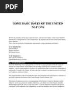 Some Basic Issues of the United Nations