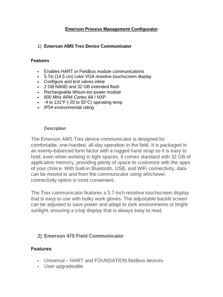 Emerson Process Management Configurator | PDF | Flash Memory | Combustion