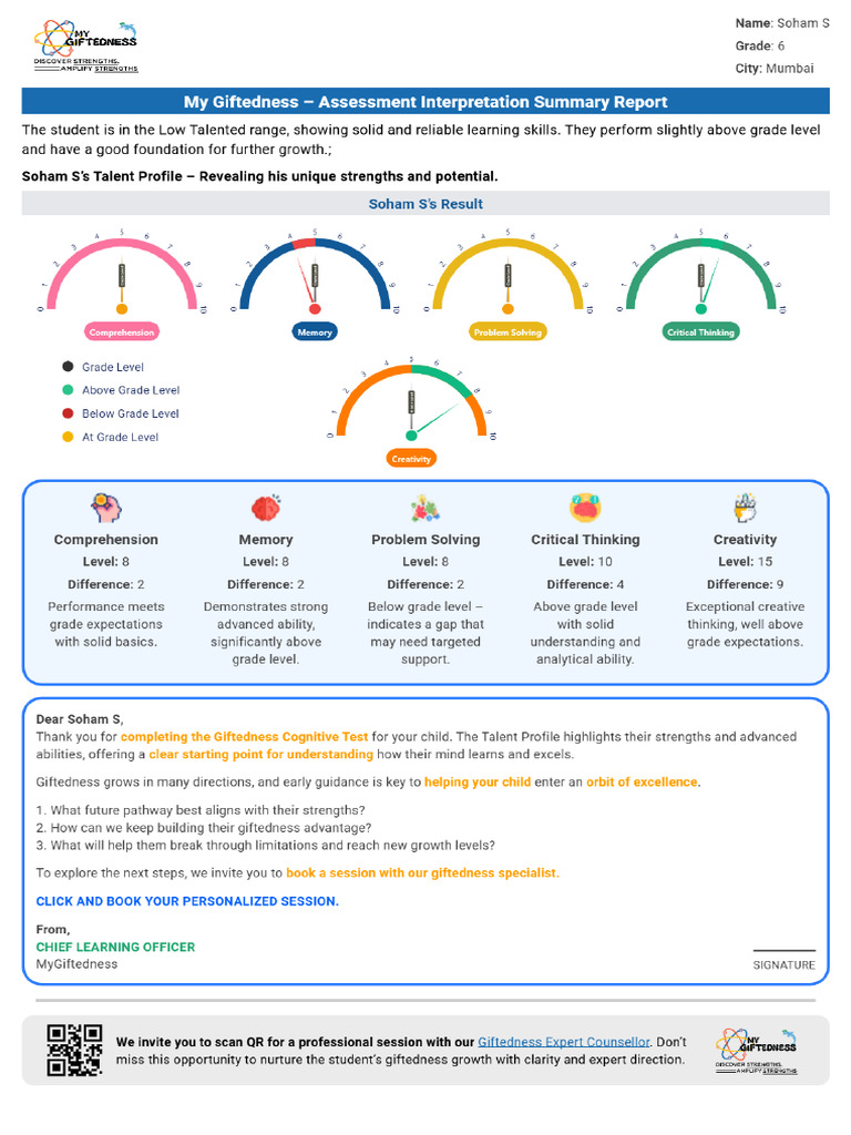 Quick Summary Report | PDF