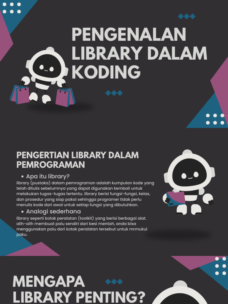 Pengenalan Library Dalam Koding | PDF