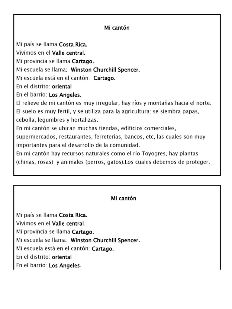 Mi Canton | PDF