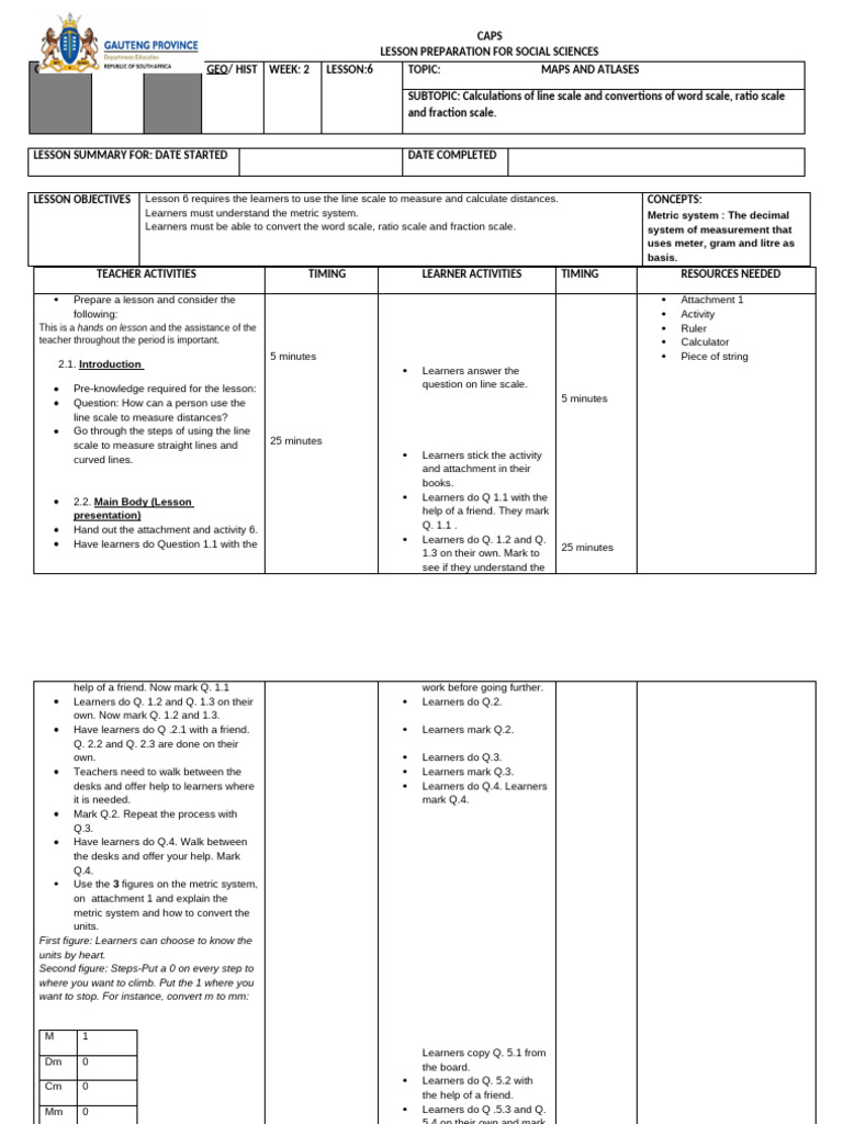 Updated Lesson Plan 6 Template 6 | PDF