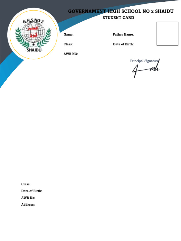 Student Card | PDF