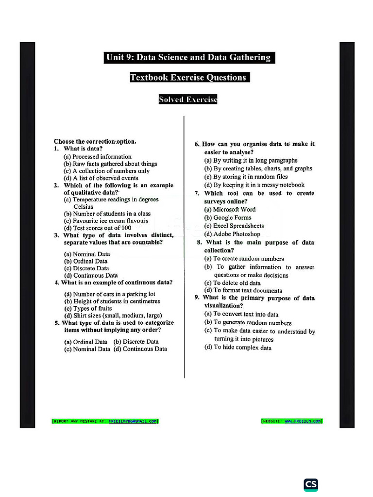 9th Class Computer Chap 9 - 1 | PDF