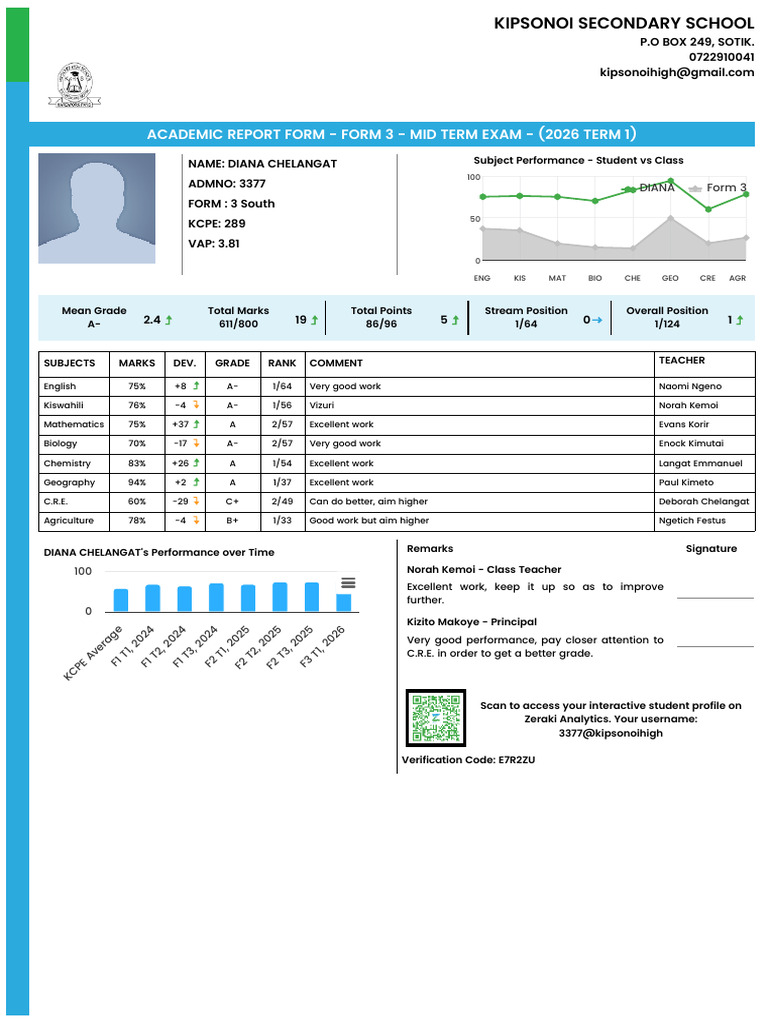Form 3 - Mid Term Exam - (2026 Term 1) | PDF | Natural Sciences