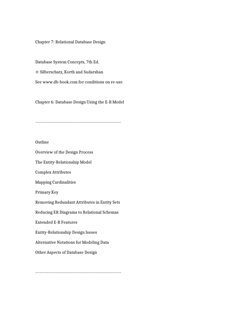 Database Design Using ER Model FULL | PDF | Conceptual Model | Data Model