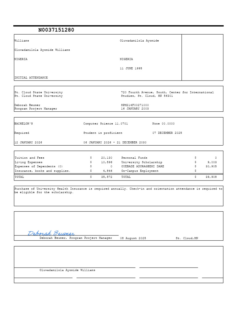 Sevis Id:: Department of Homeland Security | PDF | Travel Visa