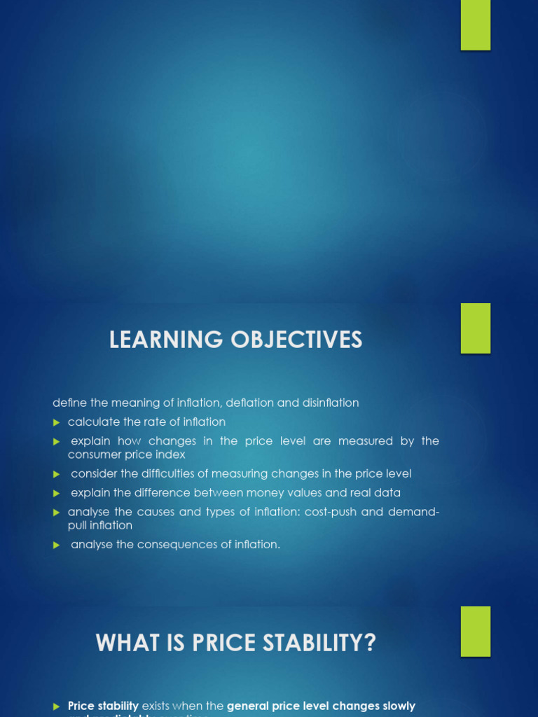 20 Price Stability 9708 AS Level Economics | PDF | Cost Of Living ...