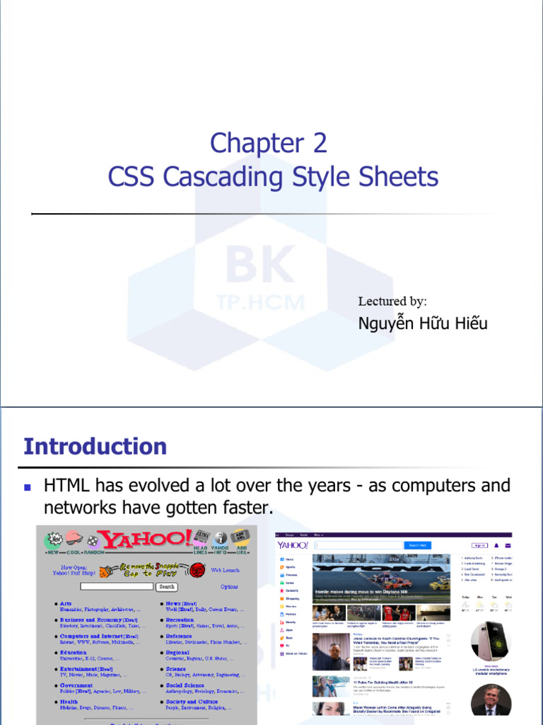 Chapter 2 - Introduction To CSS | PDF
