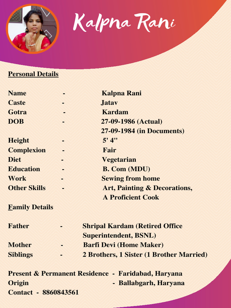 Kalpana Rani 2025 | PDF