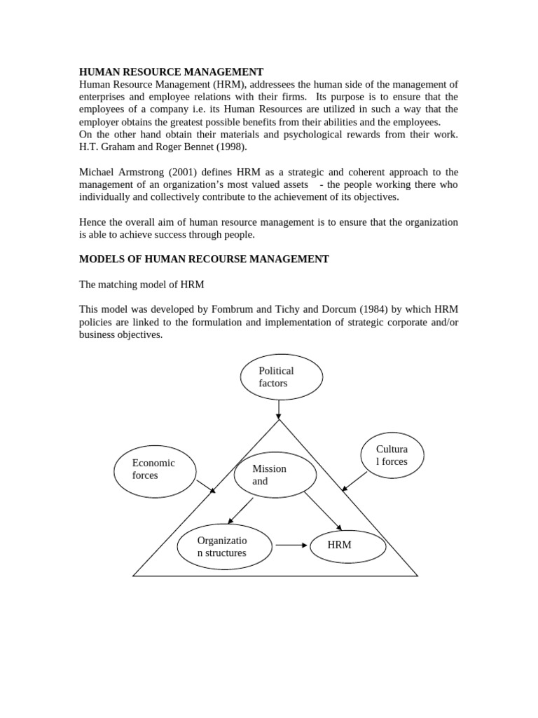 HRM Lecture Notes 2020 | PDF | Recruitment | Human Resource Management