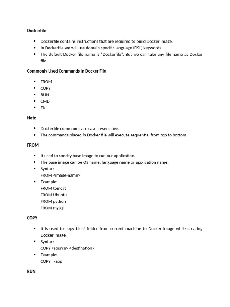 Session14 - Working With Dockerfile | PDF