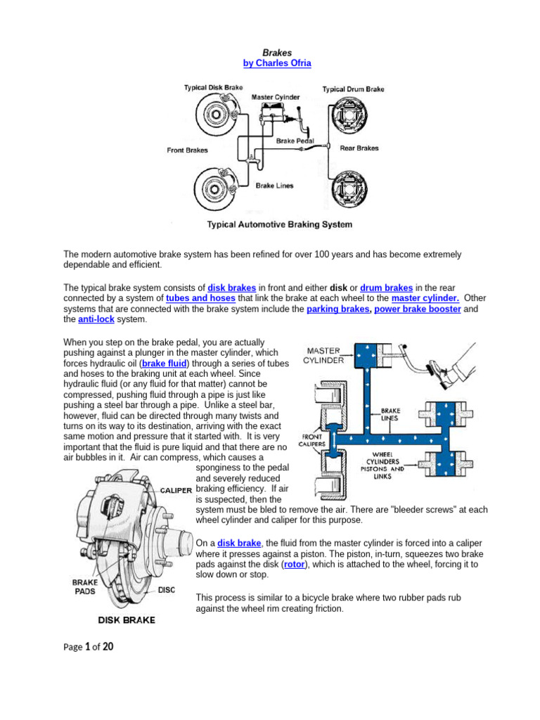Brakes | PDF | Brake | Anti Lock Braking System