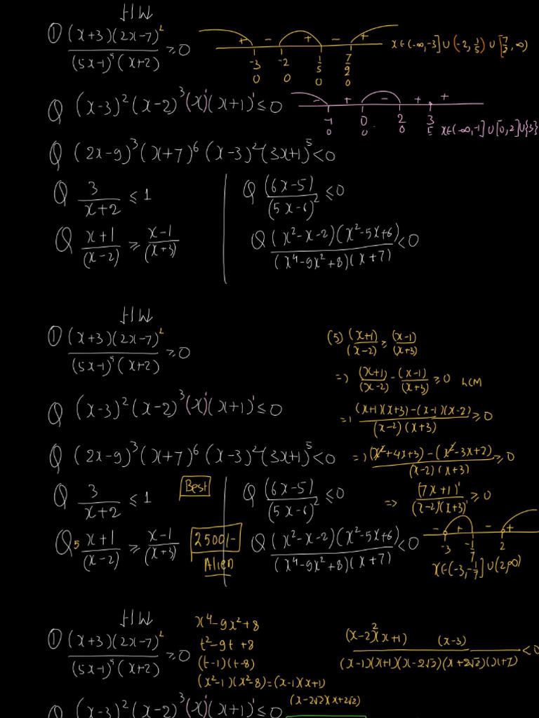 Basic Maths - L-09 (Class Notes) - Modulus Inequality | PDF