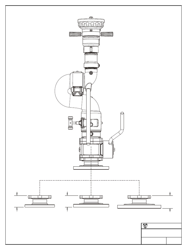 Elkhart Brass Foam Monitor Drawing | PDF | Euclidean Geometry