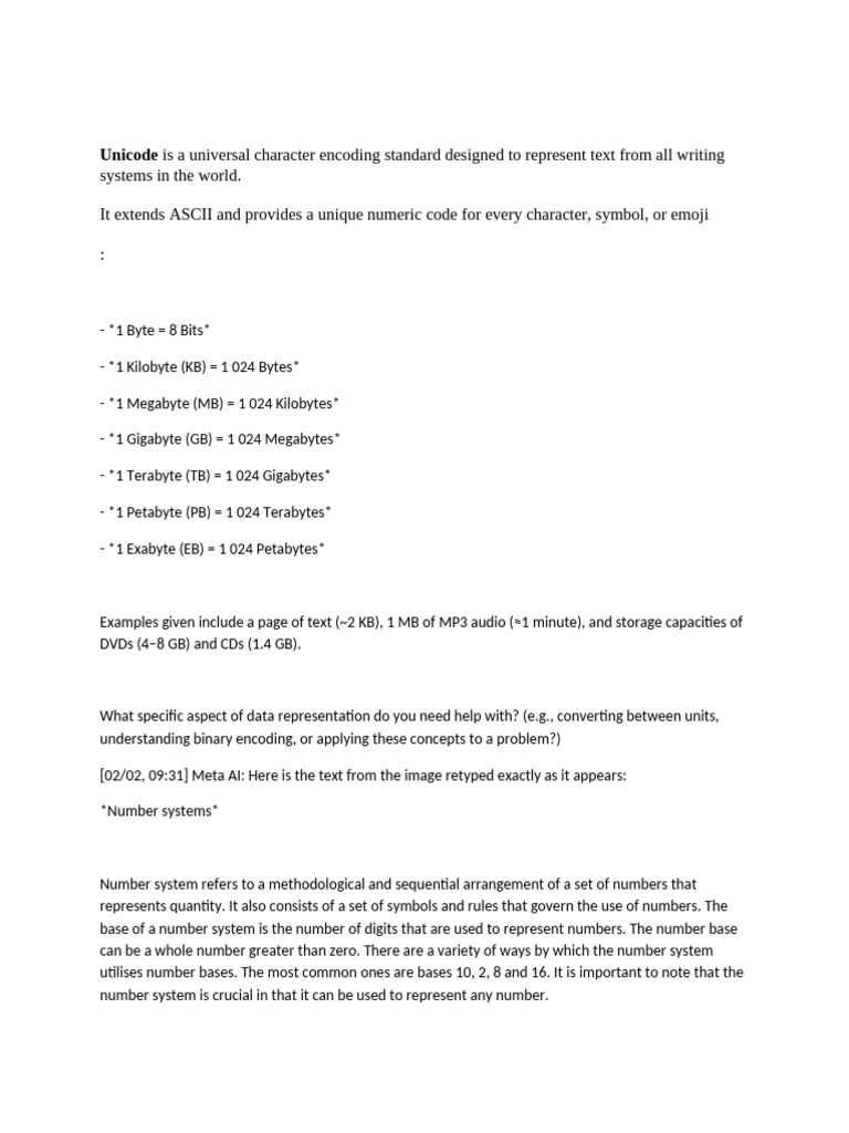 Nots l6 | PDF | Byte | Character Encoding