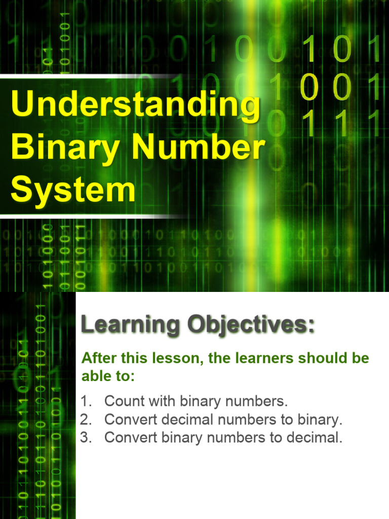 Electronics 10 Q2.1 Understanding Binary System Part 2 | PDF | Numbers ...