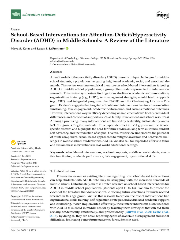 Layanan Pendidikan | PDF | Attention Deficit Hyperactivity Disorder ...