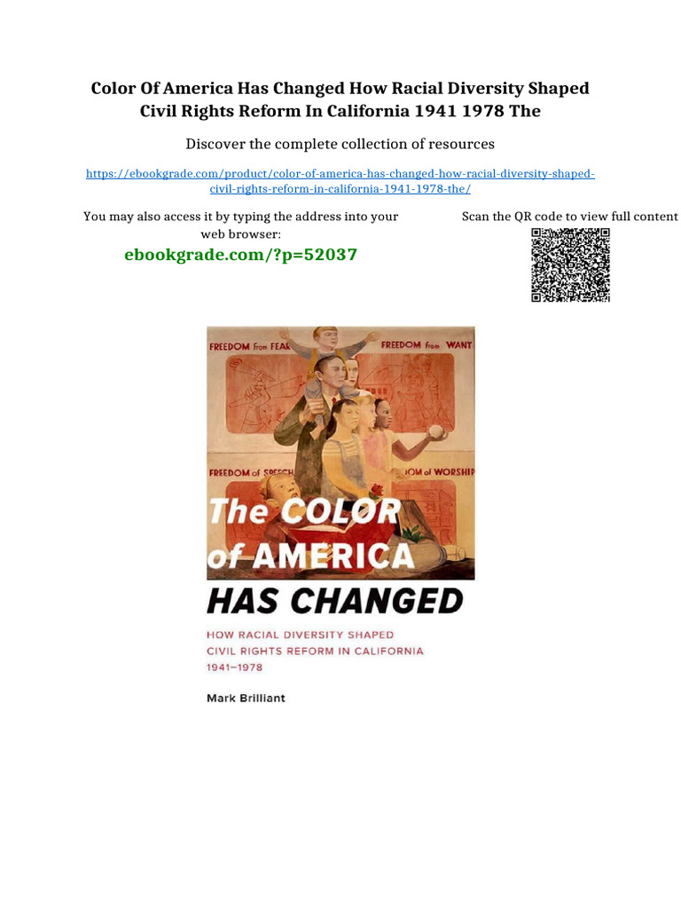 Color of America Has Changed How Racial Diversity Shaped Civil Rights ...
