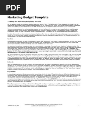 Business-Marketing Budget Template (Autosaved)