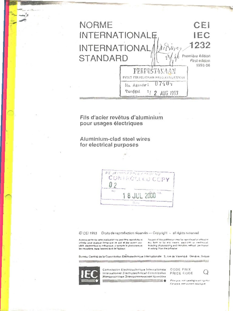 Iec 1232 - 1993 - 06 | PDF