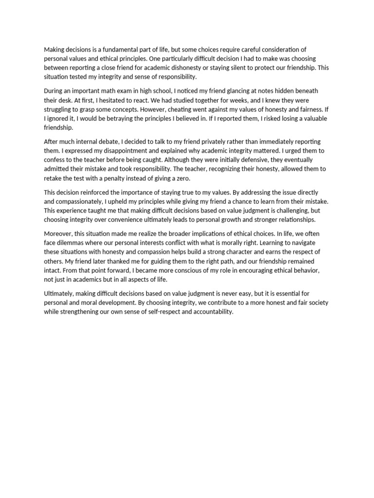 Formal Theme - English - 4q | PDF | Integrity | Academic Dishonesty