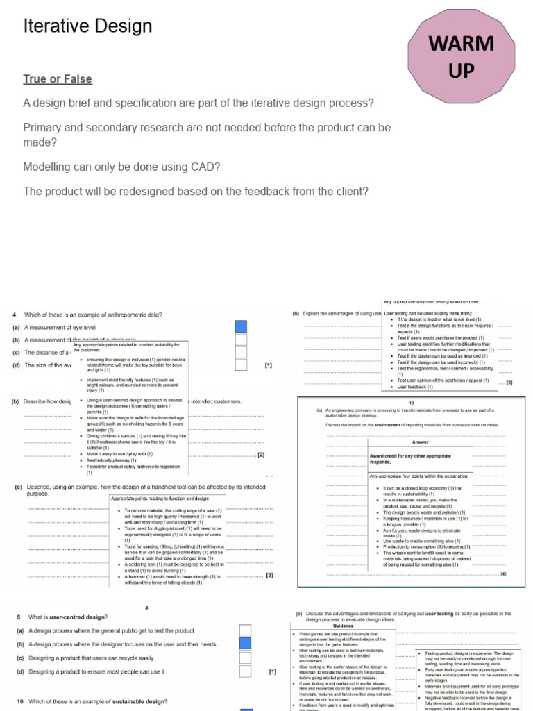 Copy For GC Iterative Design Process | PDF | Computer Aided Design | 3 ...