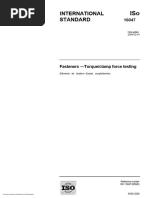 ISO 16047:2005 Torque Testing Standard | PDF | Screw | International ...