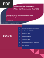 Panduan Registrasi Akun Inaproc V6 | PDF