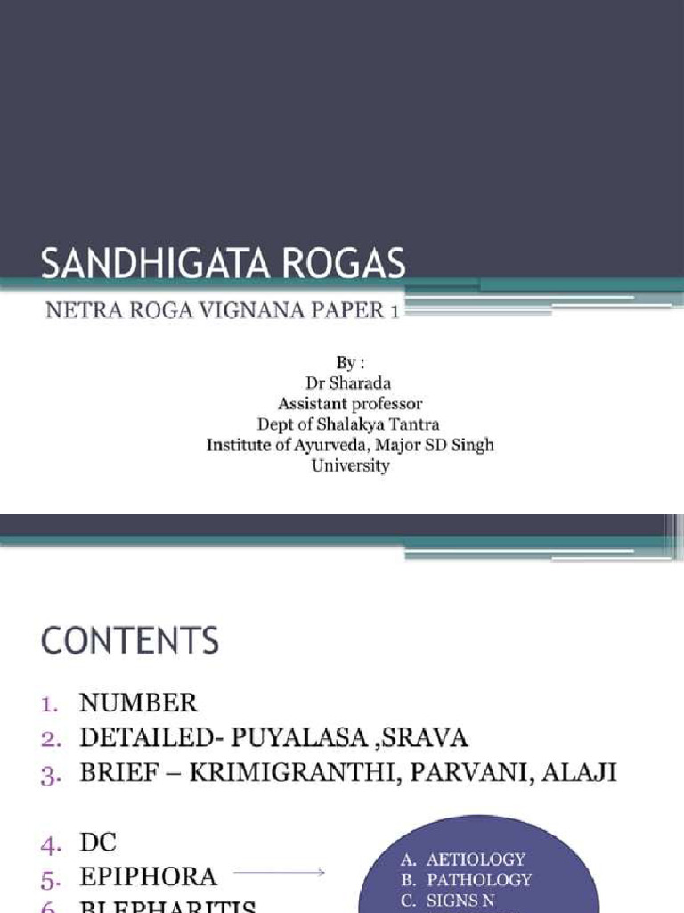 Sandhigata Roga | PDF