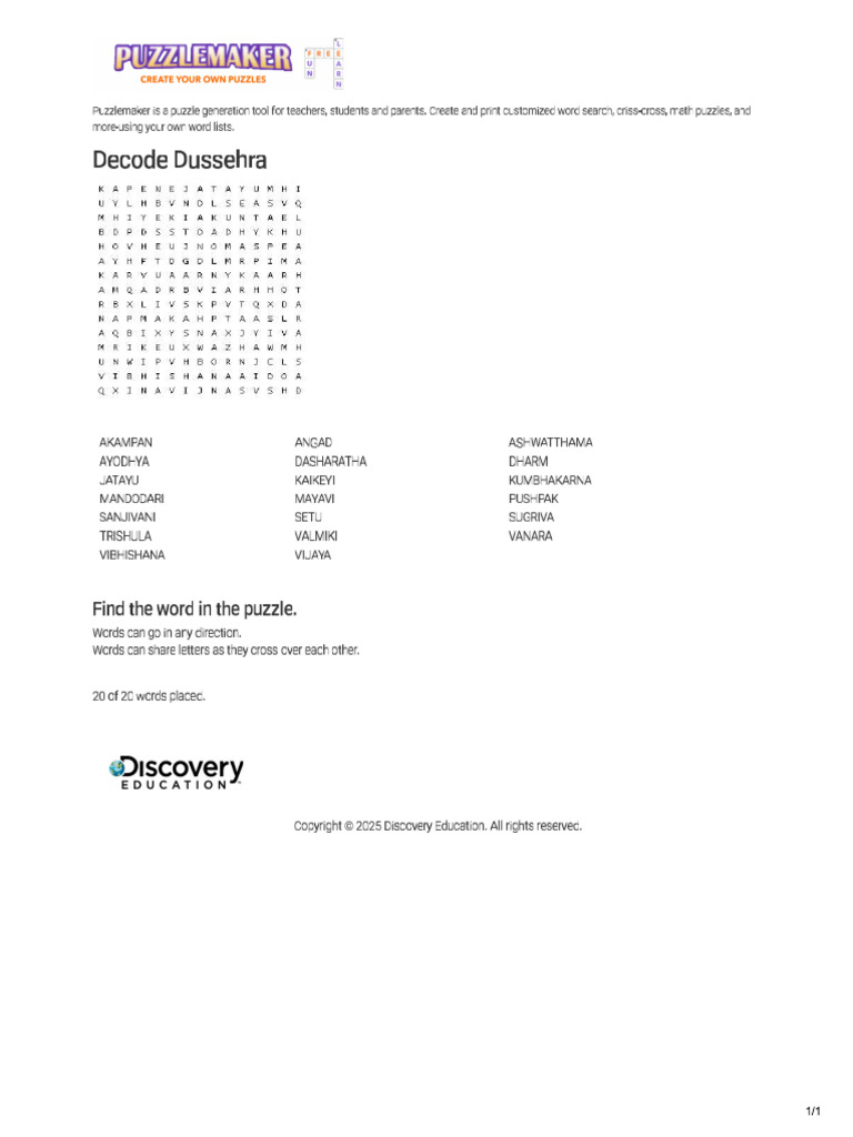 Puzzle Maker | PDF