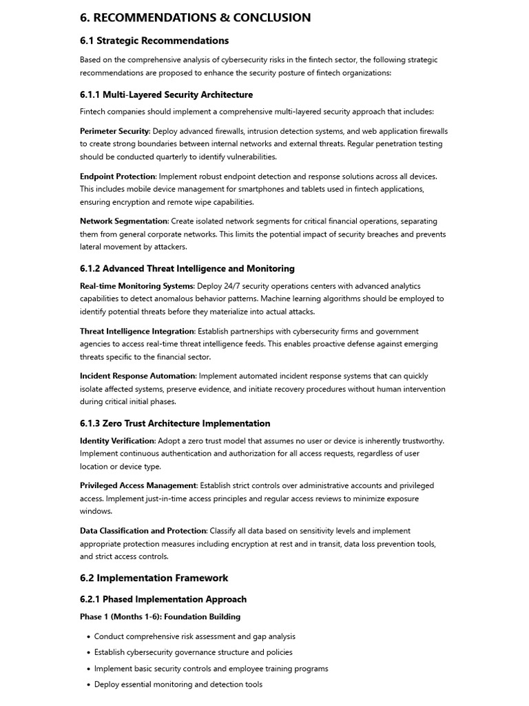 Fintech Cybersecurity Project - Final Section | PDF | Computer Security ...