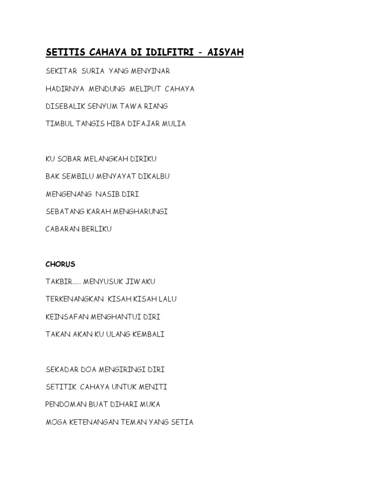Lirik Lagu Senyum