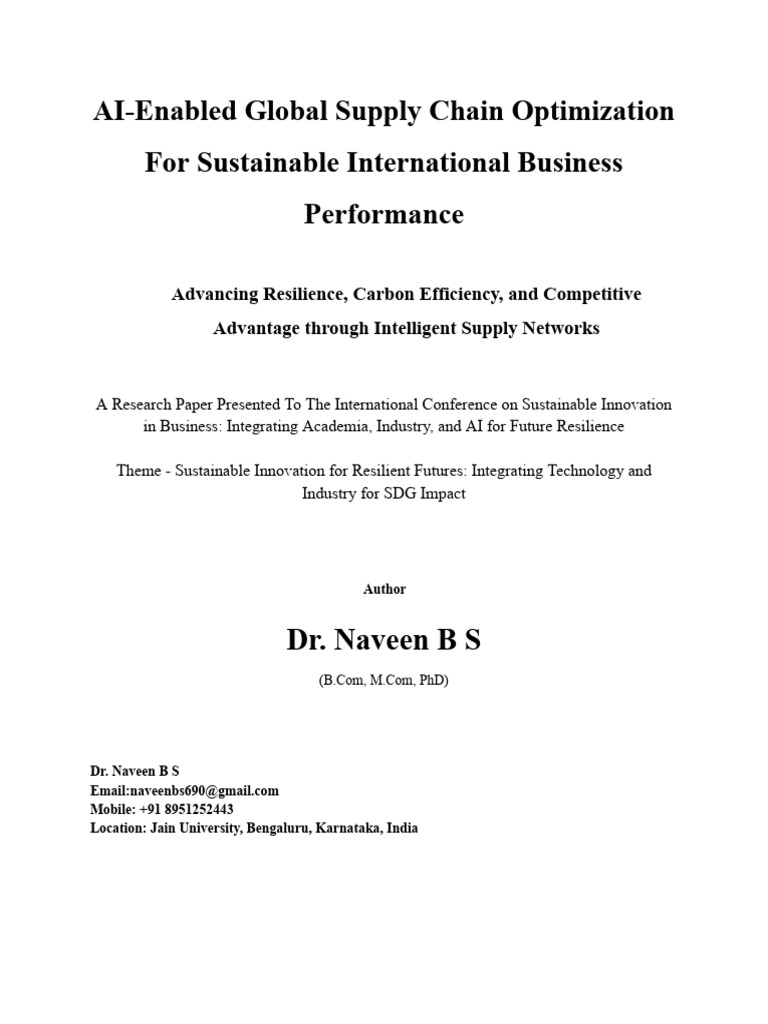DR Naveen - Scoupus Research Paper | PDF | Artificial Intelligence ...