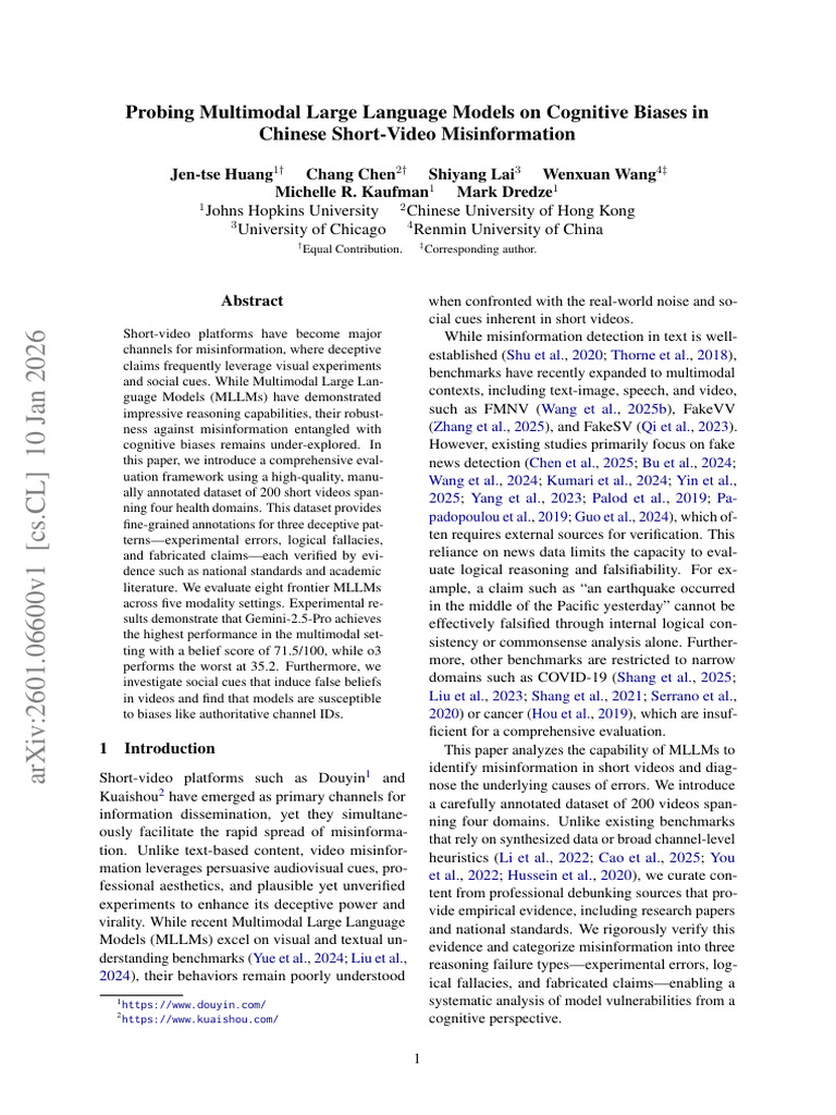 Probing Multimodal Large Language Models On Cognitive Biases in Chinese ...